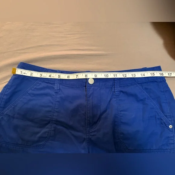 Calvin Klein Jeans Women's Cobalt Cargo Shorts blue size 6 100% cotton - Picture 6 of 6